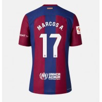 Stroje piłkarskie Barcelona Marcos Alonso #17 Koszulka Podstawowej dla damskie 2023-24 Krótki Rękaw